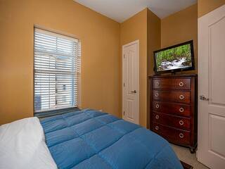 Pigeon Forge condo's 3rd bedroom with TV.