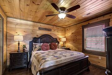 Second bedroom of your rental cabin in the Smokies.