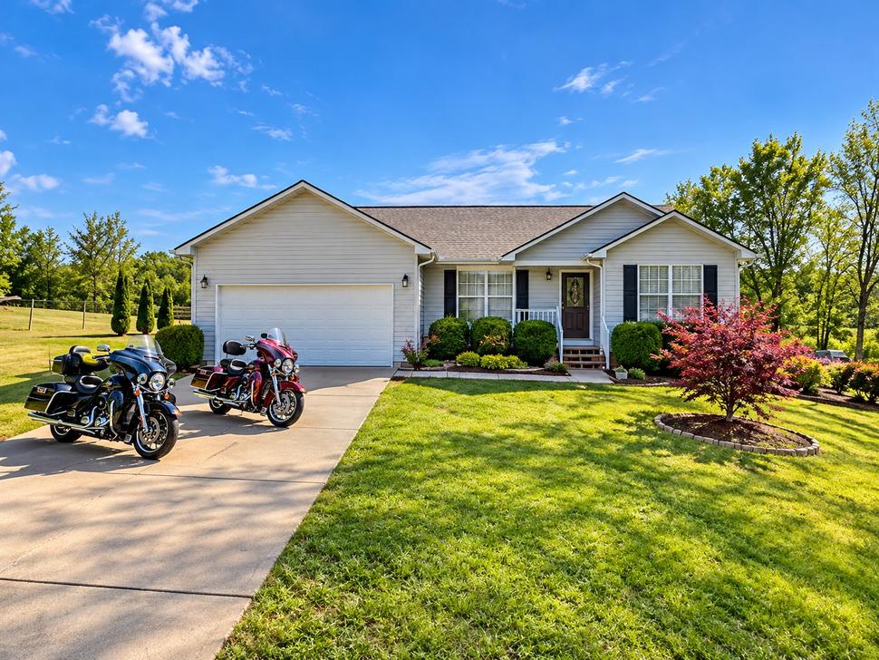 Motorcycle Friendly ranch vacation home in Louisville, TN