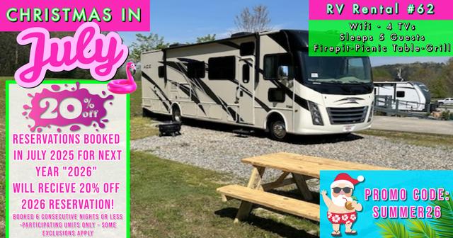 RV Rental - Motorhome Lot #62
